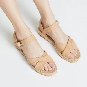 Splendid Nude Suede Fae Espadrille Sandals